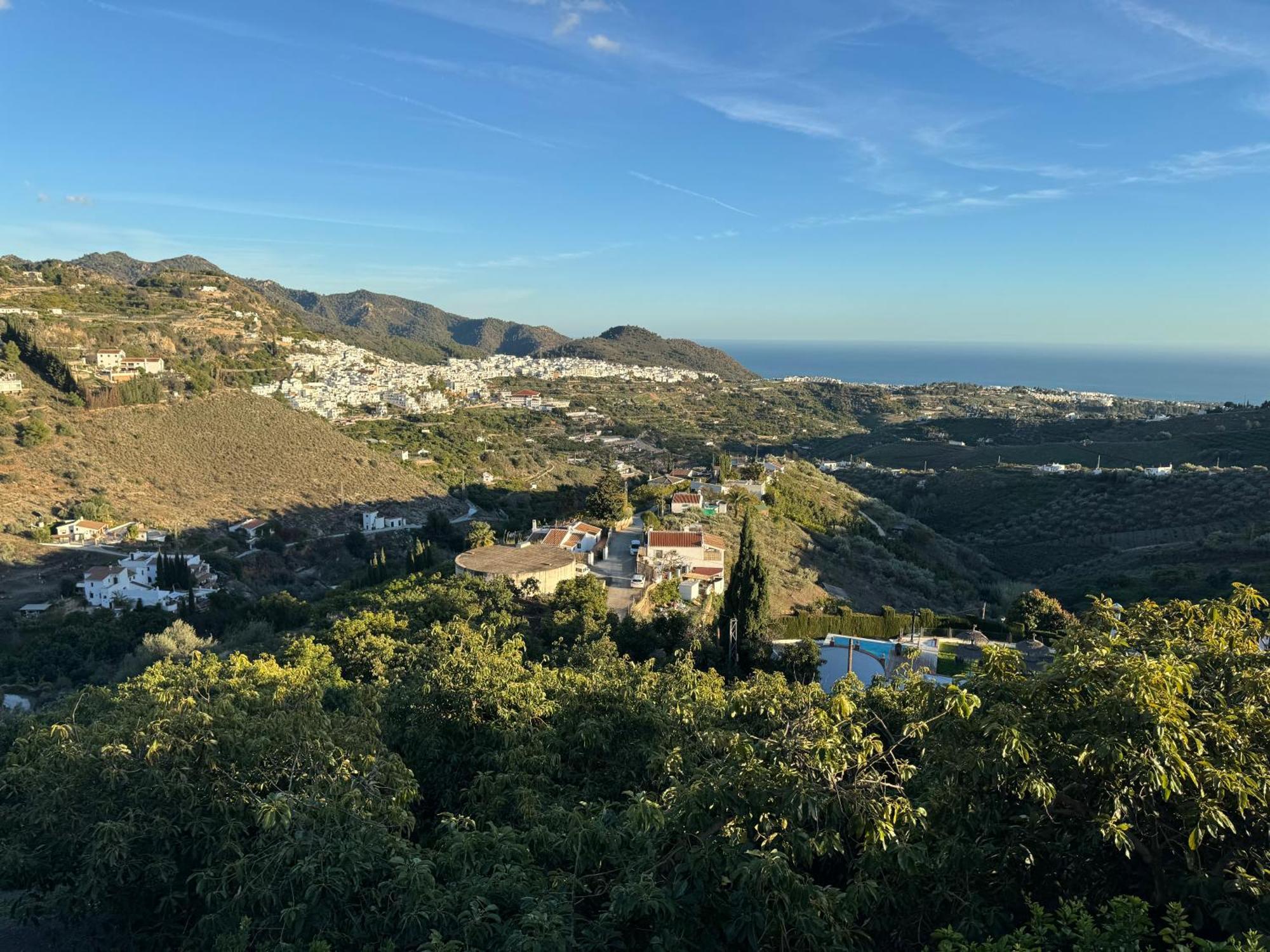 Villa En Frigiliana Con Piscina, Jacuzzi Y Espectaculares Vistas Zewnętrze zdjęcie