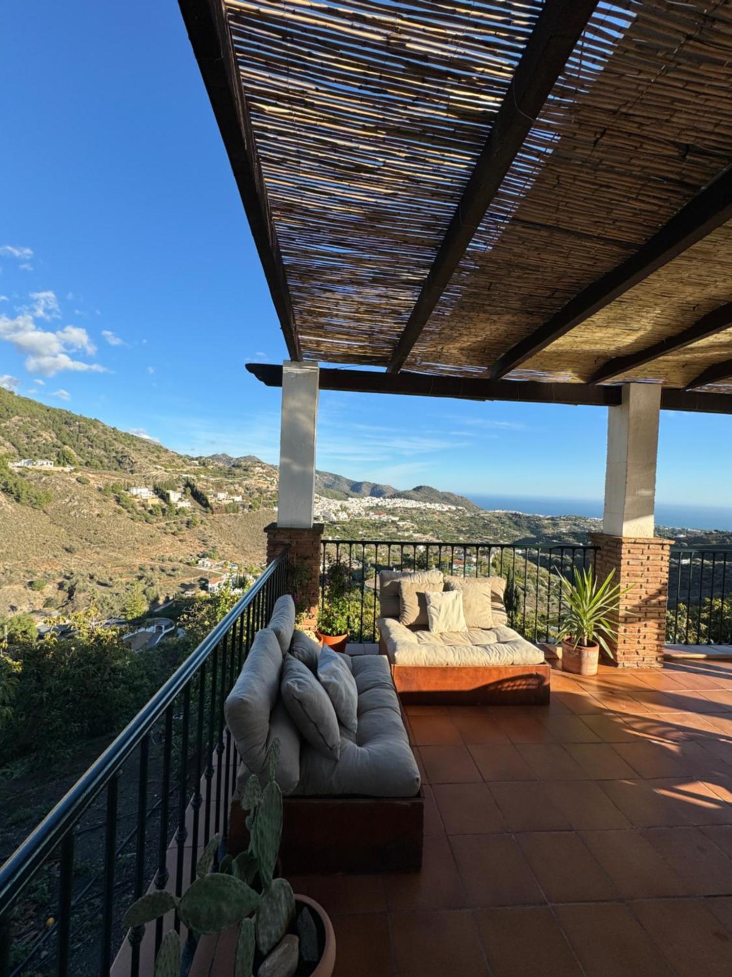 Villa En Frigiliana Con Piscina, Jacuzzi Y Espectaculares Vistas Zewnętrze zdjęcie