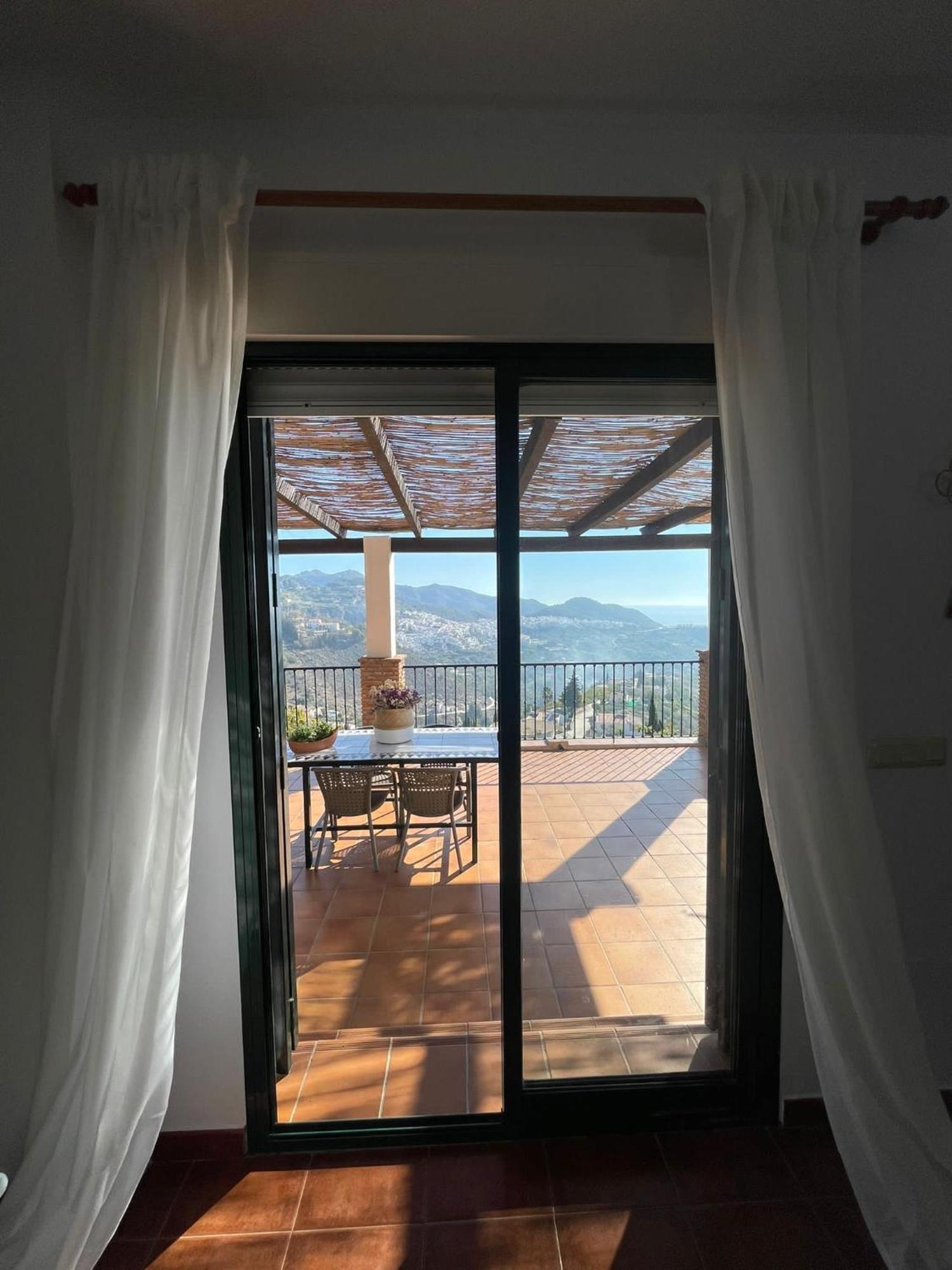 Villa En Frigiliana Con Piscina, Jacuzzi Y Espectaculares Vistas Zewnętrze zdjęcie